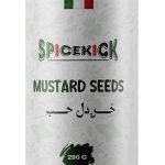 **خردل حب 290 جرام حجم جديد من (Spice Kick) – بذور خردل طبيعية عالية الجودة تضيف نكهة لاذعة غنية للوصفات – مثالية للتتبيلات، التخليل، والصلصات
