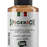 توابل الثوم المحمص بإكليل الجبل 100 جم من (SpiceKick) | مزيج عطري طبيعي للّحوم والدجاج والبطاطس | خالٍ من المواد الحافظة