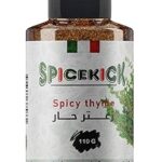 توابل الزعتر الحار مع البردقوش 110 جرام من SPICEKICK – مزيج توابل طبيعي حار وعطري لإضافة طعم رائع للدجاج، اللحوم، الأرز، الخضروات، والمقبلات