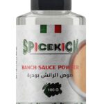 SpiceKick صوص الرانش بودرة 100 جم – خليط بودرة لتحضير صوص رانش كريمي ولذيذ – مثالي للسلطات والمقبلات والدجاج ويضيف طعم غني وسهل التحضير