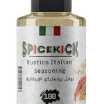SpiceKick توابل روستيكو الإيطالية 100 جم | مزيج أعشاب وتوابل متوسطية لصلصات ومعكرونة ولحوم لذيذة | خالٍ من المواد الحافظة