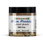 صمغ عربي 400 جرام – منتج طبيعي متعدد الاستخدامات للصحة والطعام