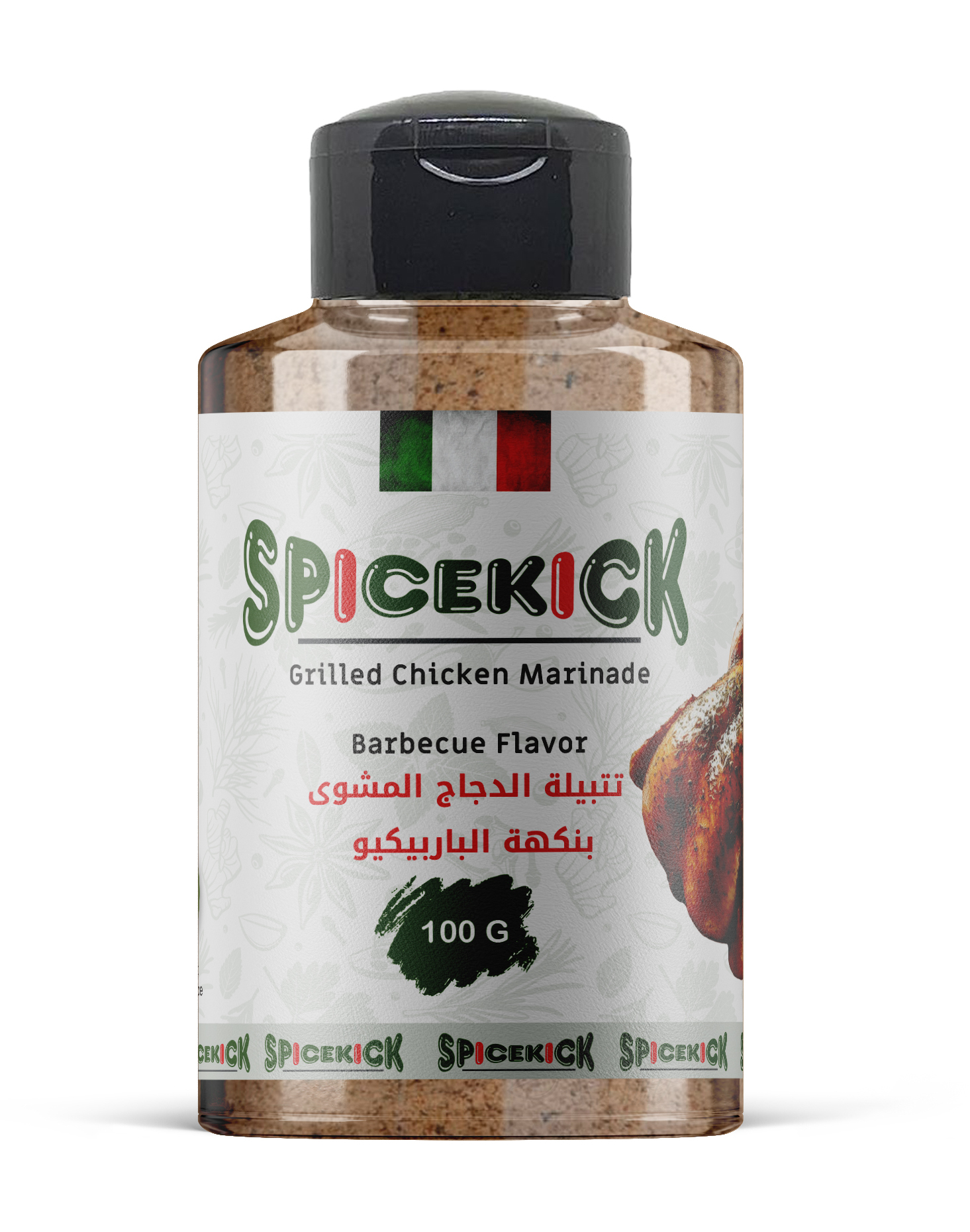 تتبيلة الدجاج المشوي بنكهة الباربيكيو 100 جرام
