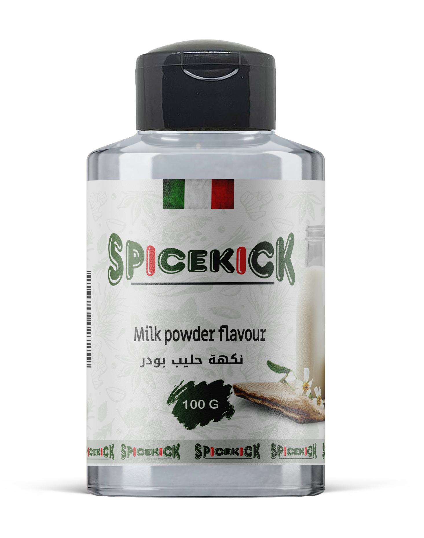 نكهة الحليب بودرة 100 جرام