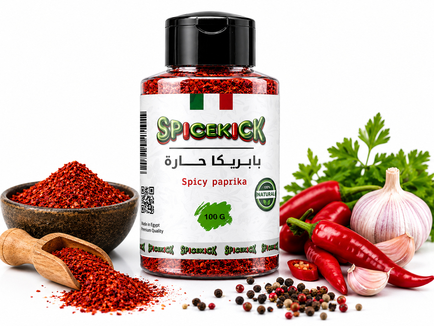 بابريكا حارة بابريكا حارة 100 جرام - الصورة 1