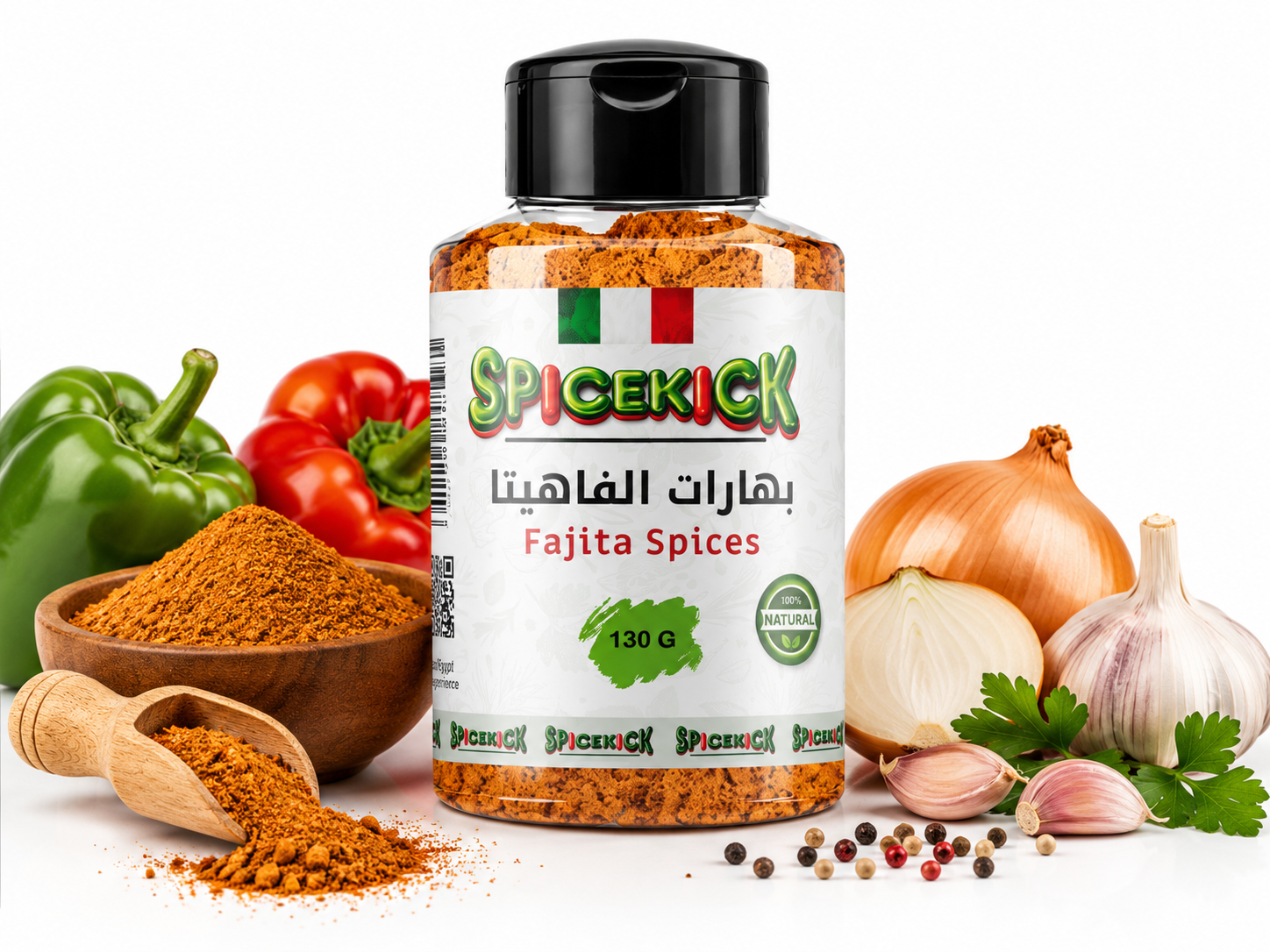 بهارات فاهيتا بهارات الفاهيتا الحارة 130 جرام - الصورة 1